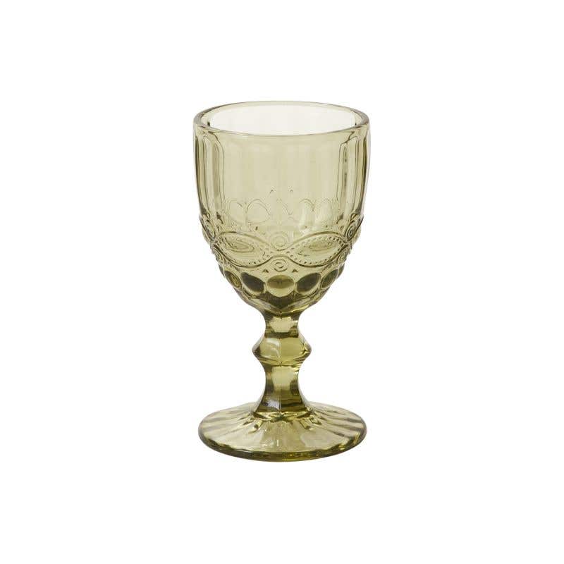 Embossed Stemmed Drinkware
