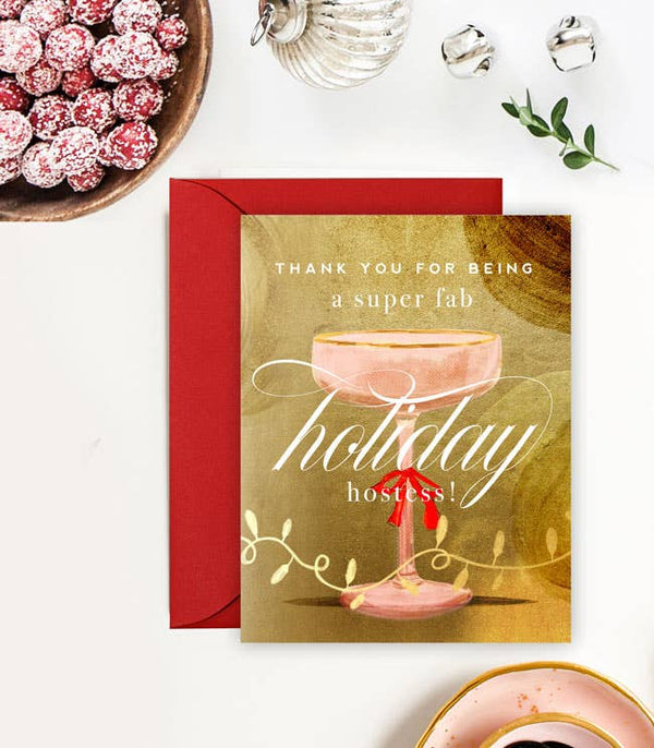 Holiday Hostess Thank You Card