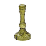 Green Embossed Candlestick