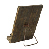 Rustic Wood Magazine Stand