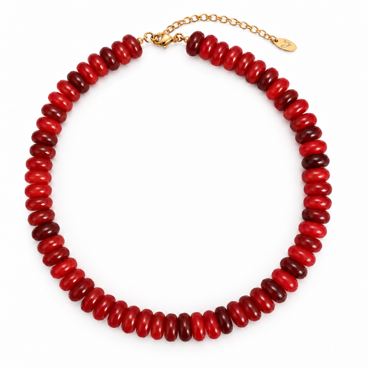 Resin Beaded Statement Necklace