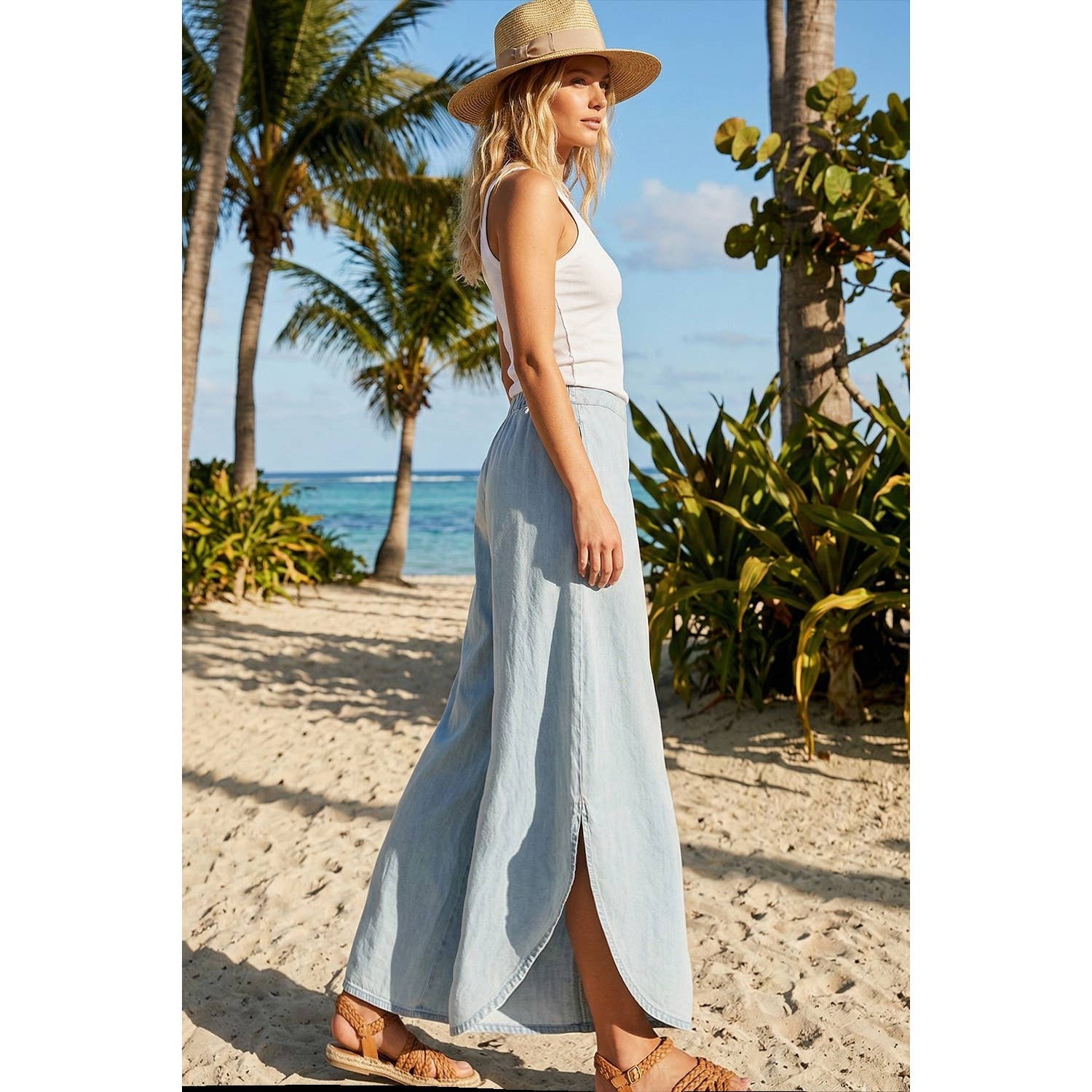 Tulip Washed Denim Relaxed Fit Jean