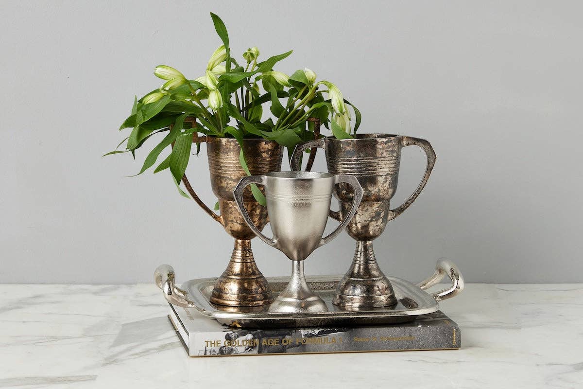 Distressed Gold Vintage Trophy Cup