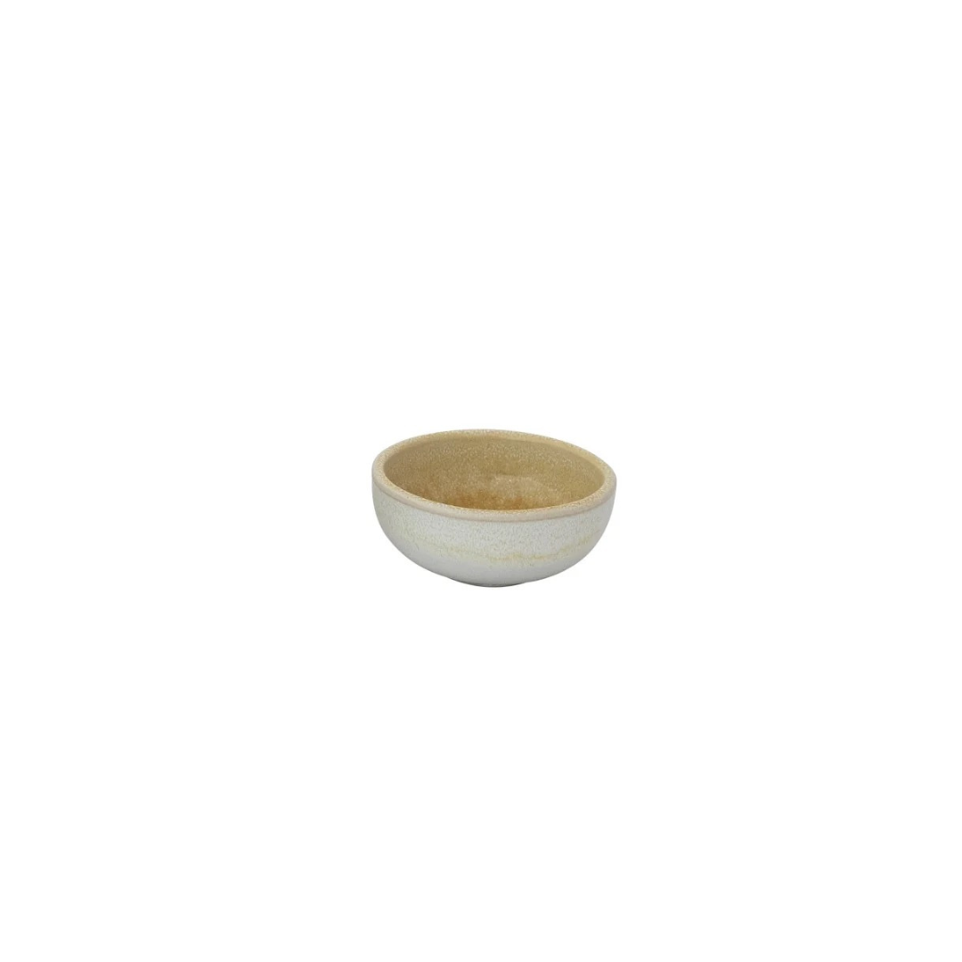 Glazed Neutral Stoneware Bowl