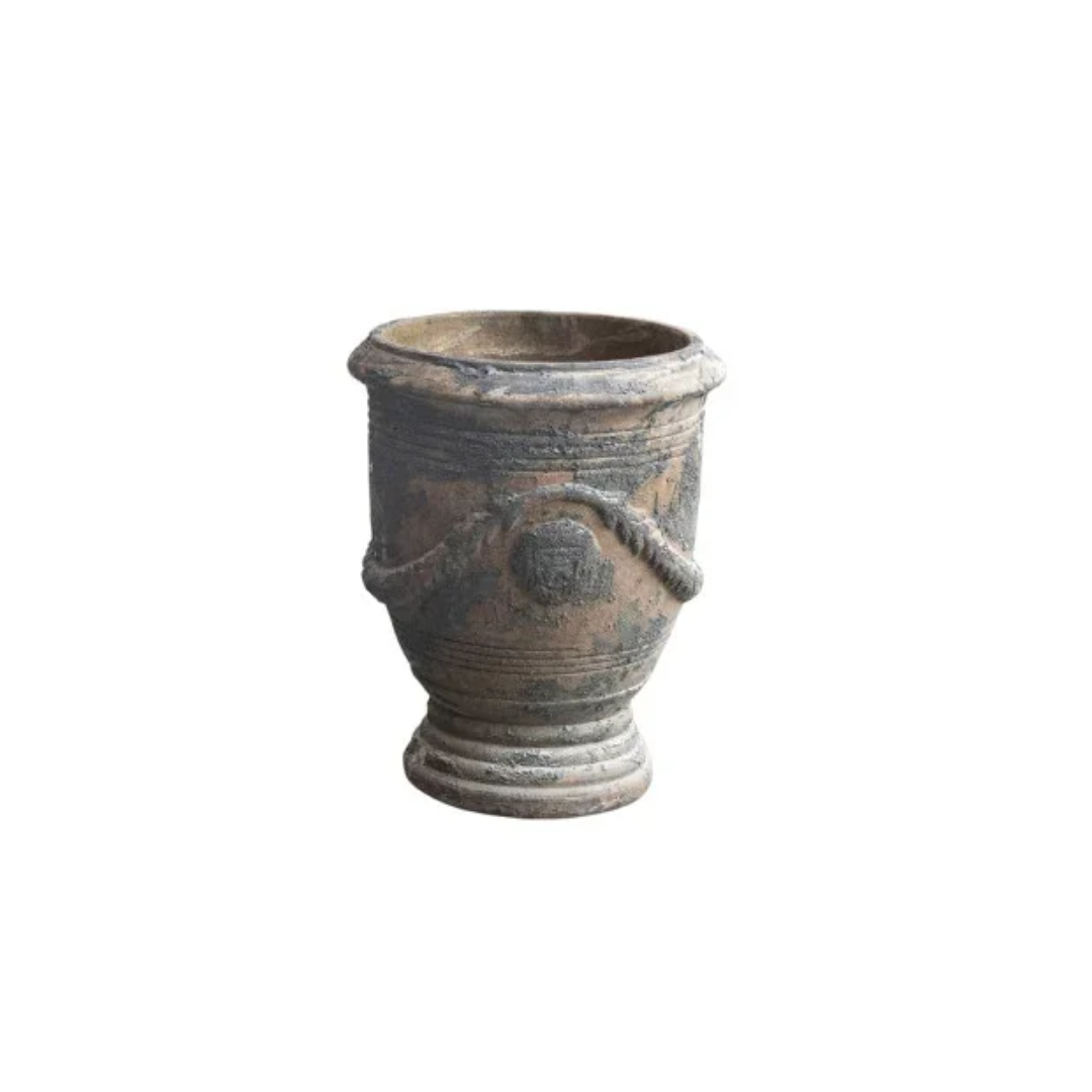 Mediterranean Medallion Urn Planters
