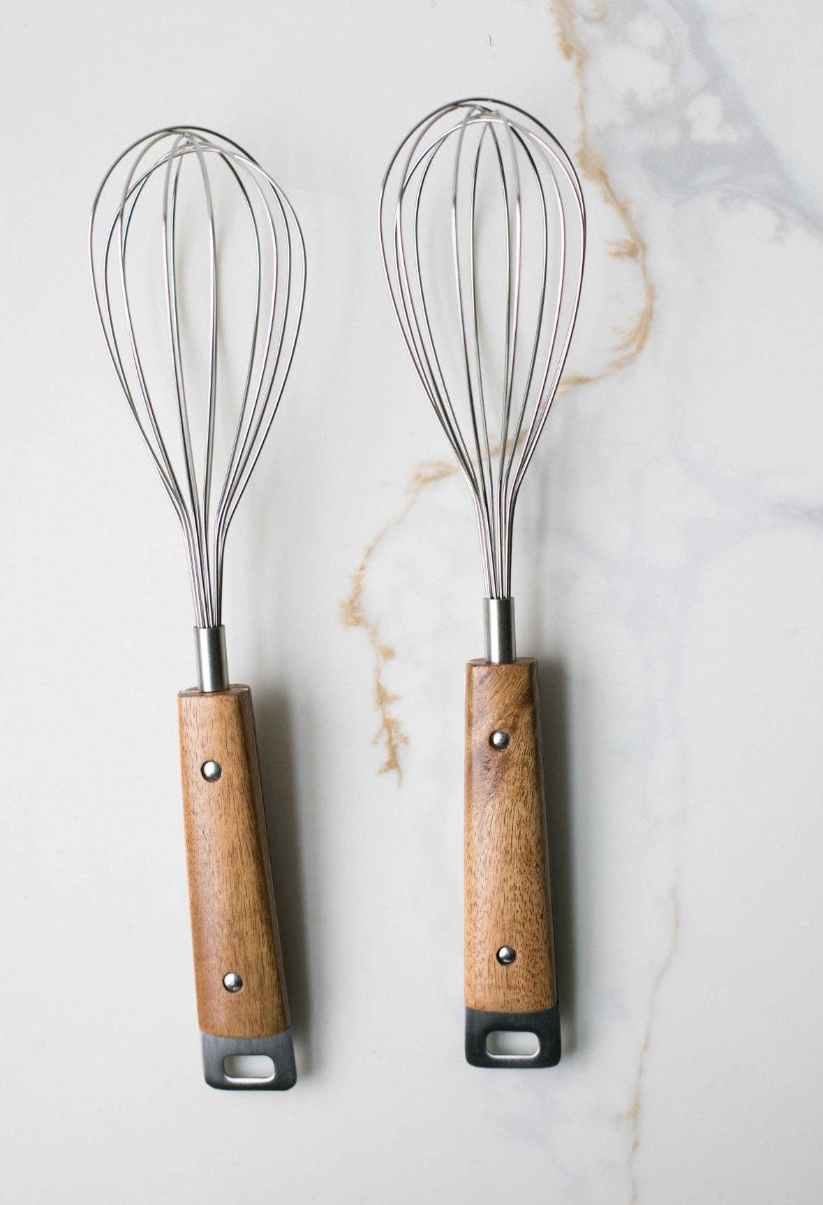 Wood Handle Manual Hand Whisk