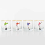 Jockey Silks Bourbon Glass