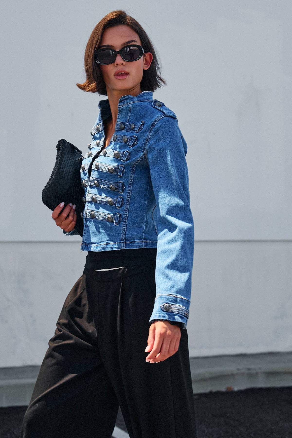 Military Jean Jacket