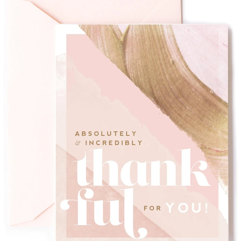 Thankful for You Card