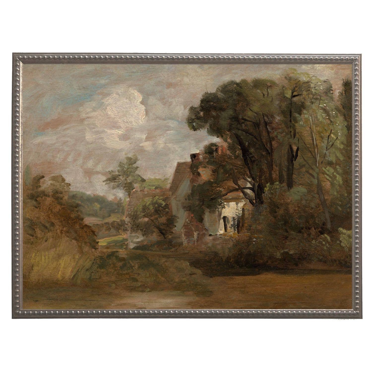 Peaceful Cottage Painting