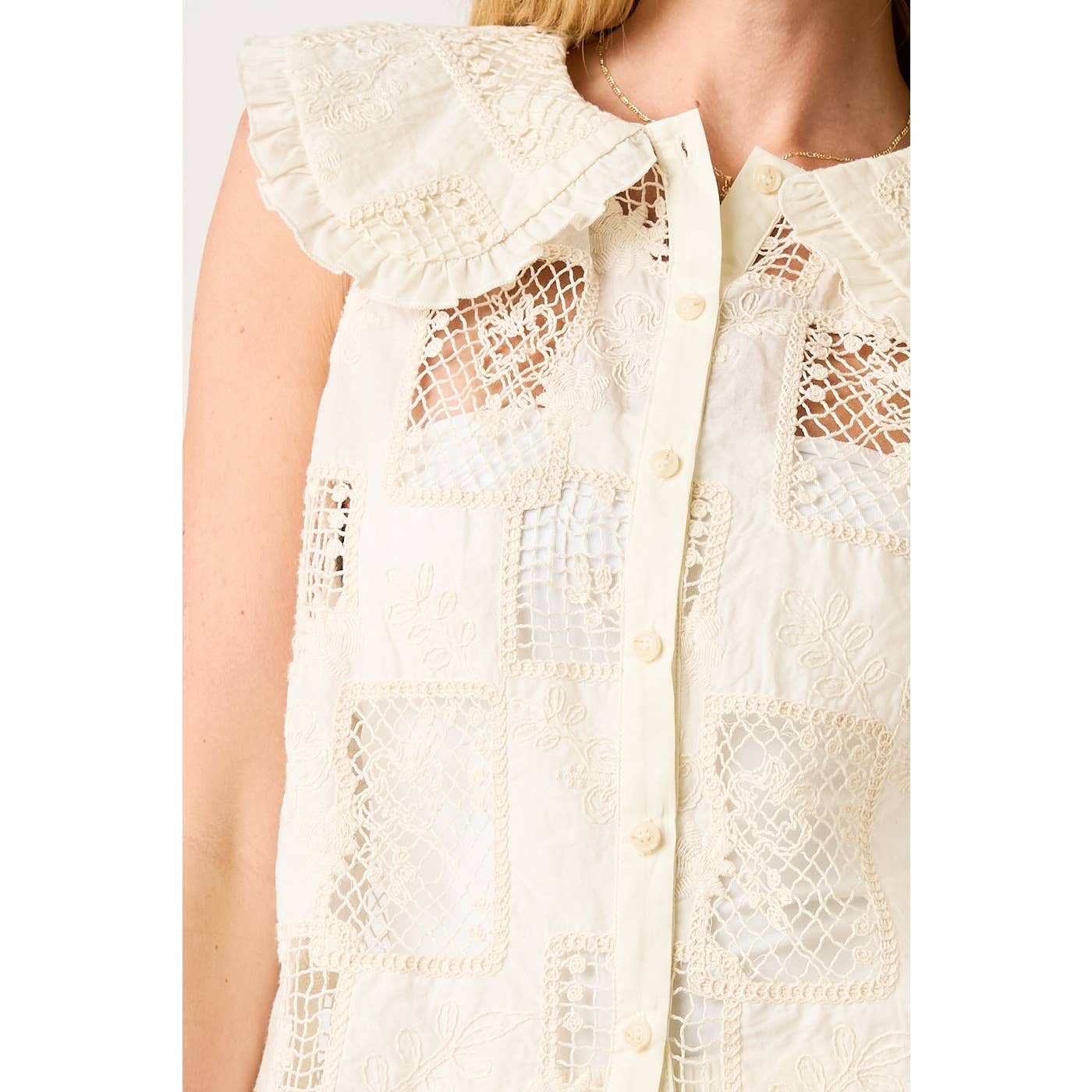Lace Patch Shirt