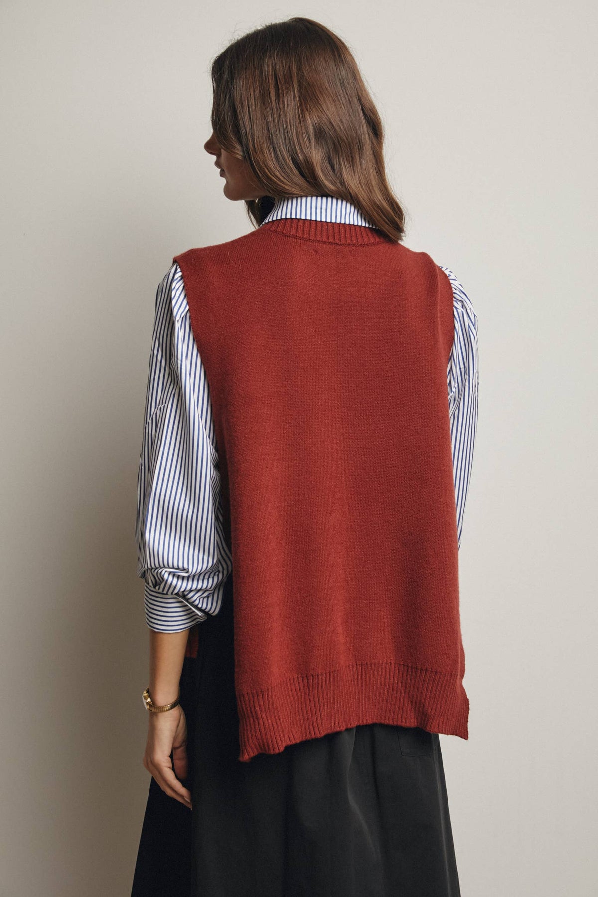 Side Tie Knit Vest