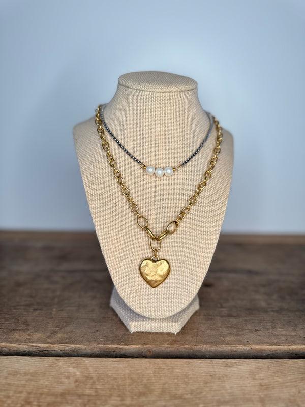 Gold Heart Necklace