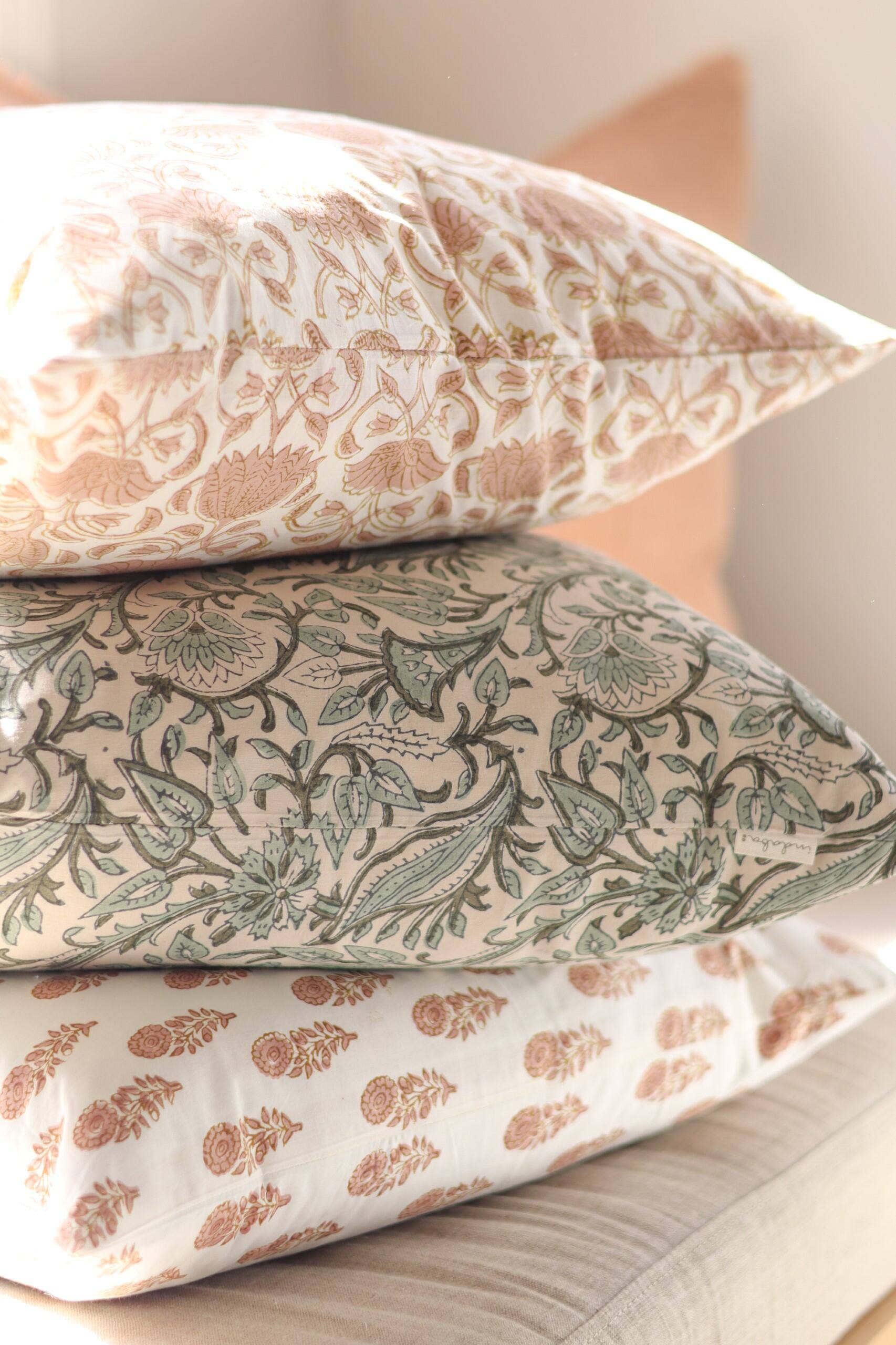 Loti Block Print Pillow
