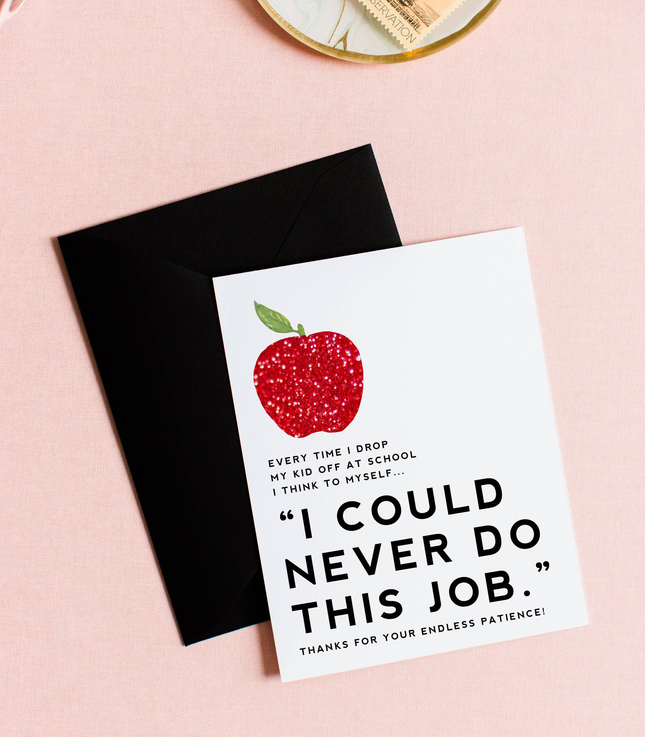 Teacher Thank You Greeting Card
