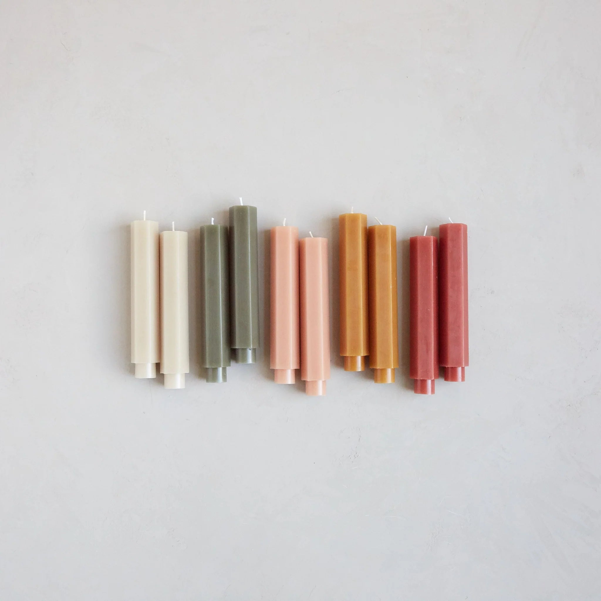 6” Angular Taper Candles