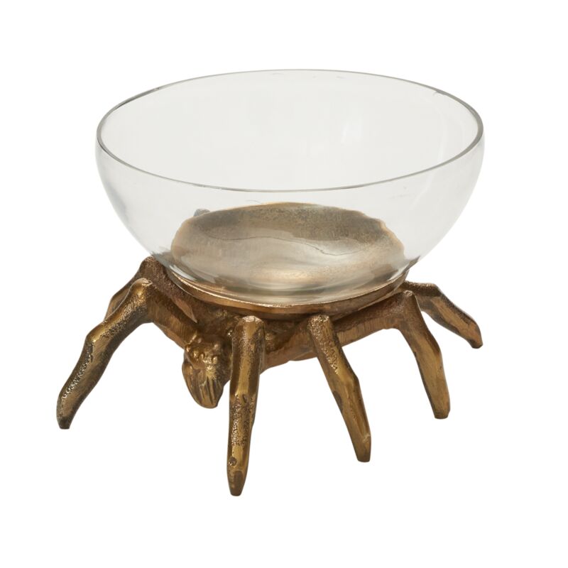 Brass Spider Candy Dish