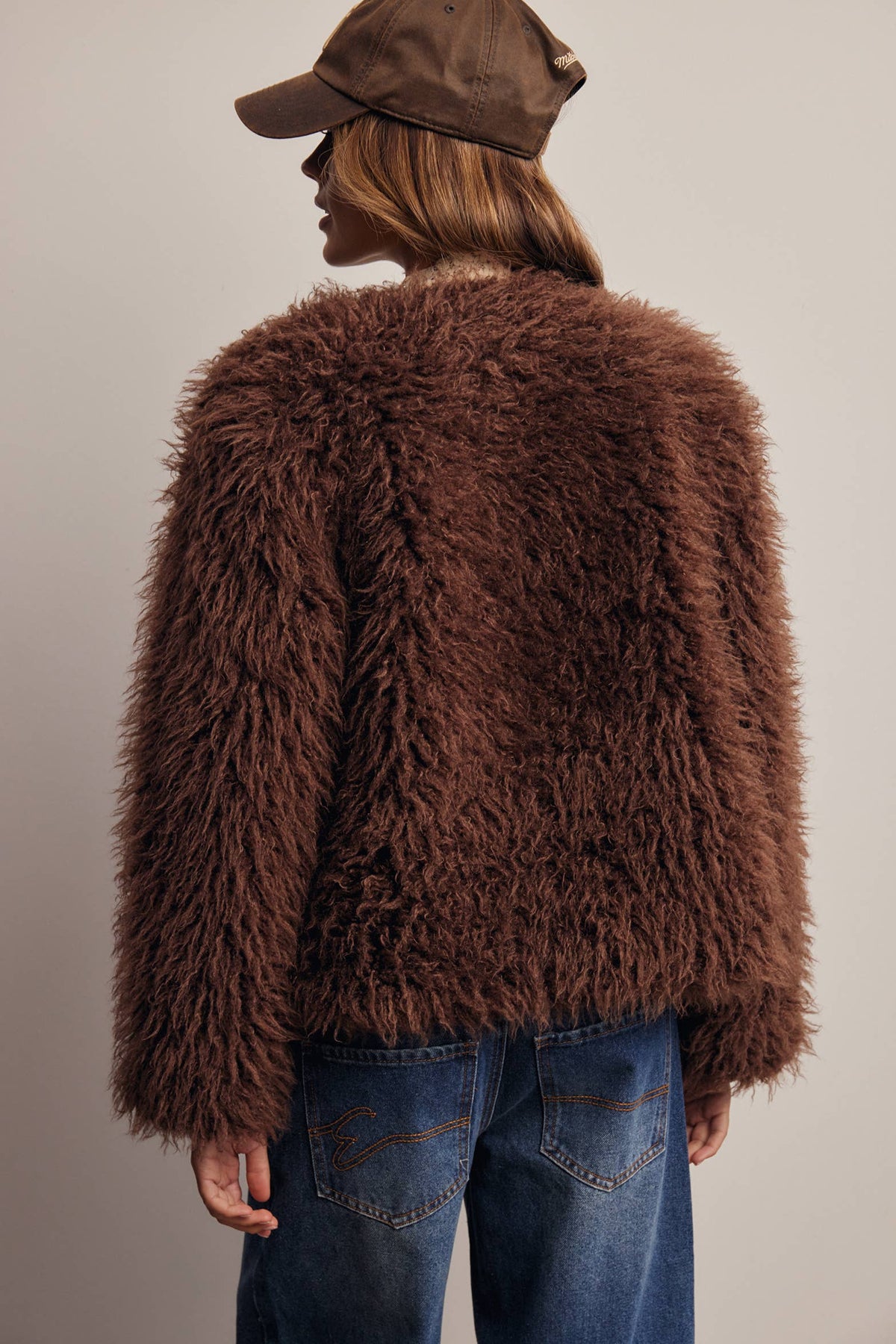 Shaggy Faux Fur Jacket