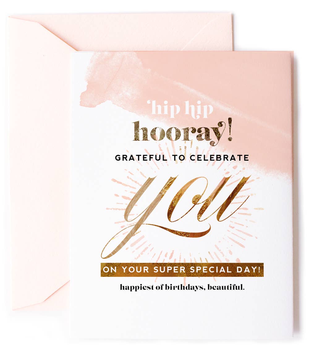 Hooray Super Special Birthday Card