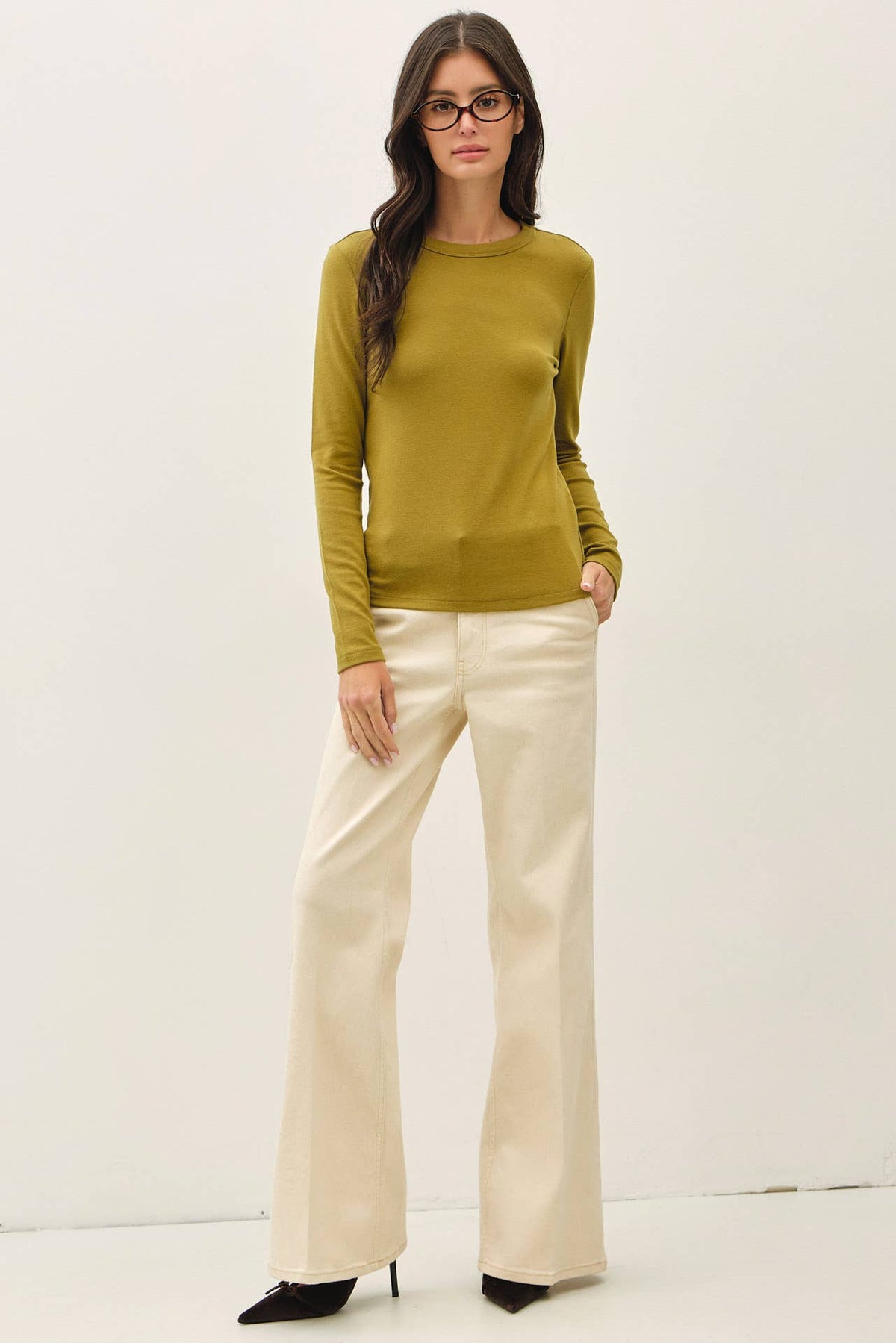 Long Sleeve Knit Top