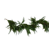 6' Norfolk and Cedar Mixed Garland