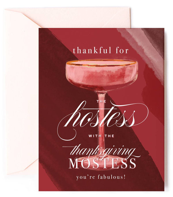 Thanksgiving Hostess Greeting Card