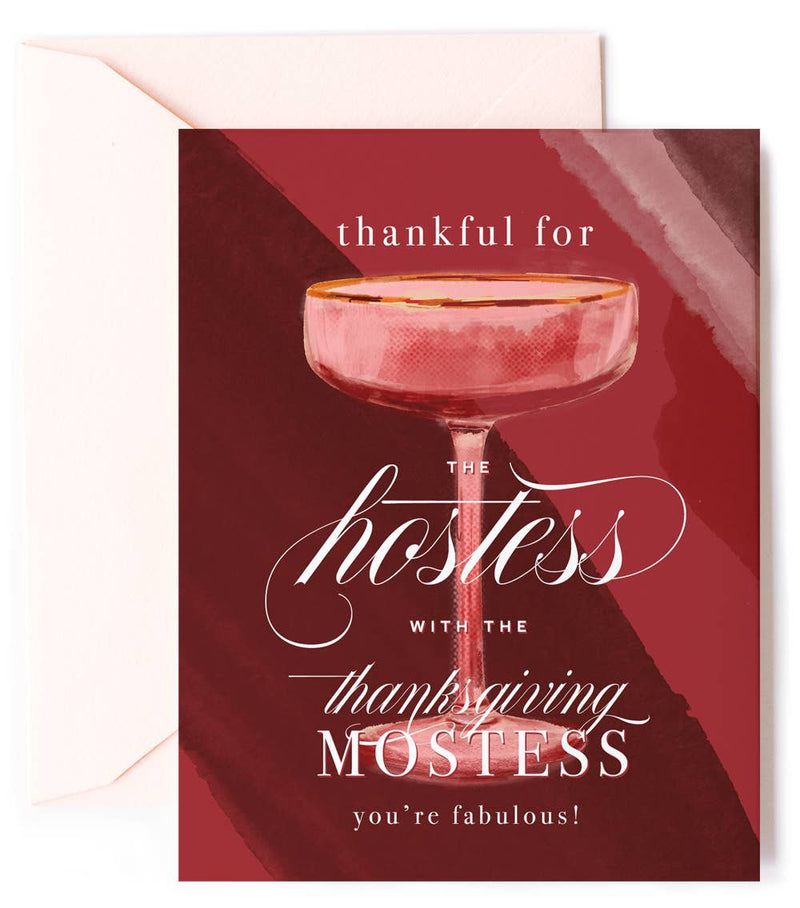 Thanksgiving Hostess Greeting Card