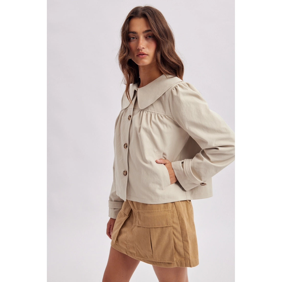 Peter Pan Collared Jacket