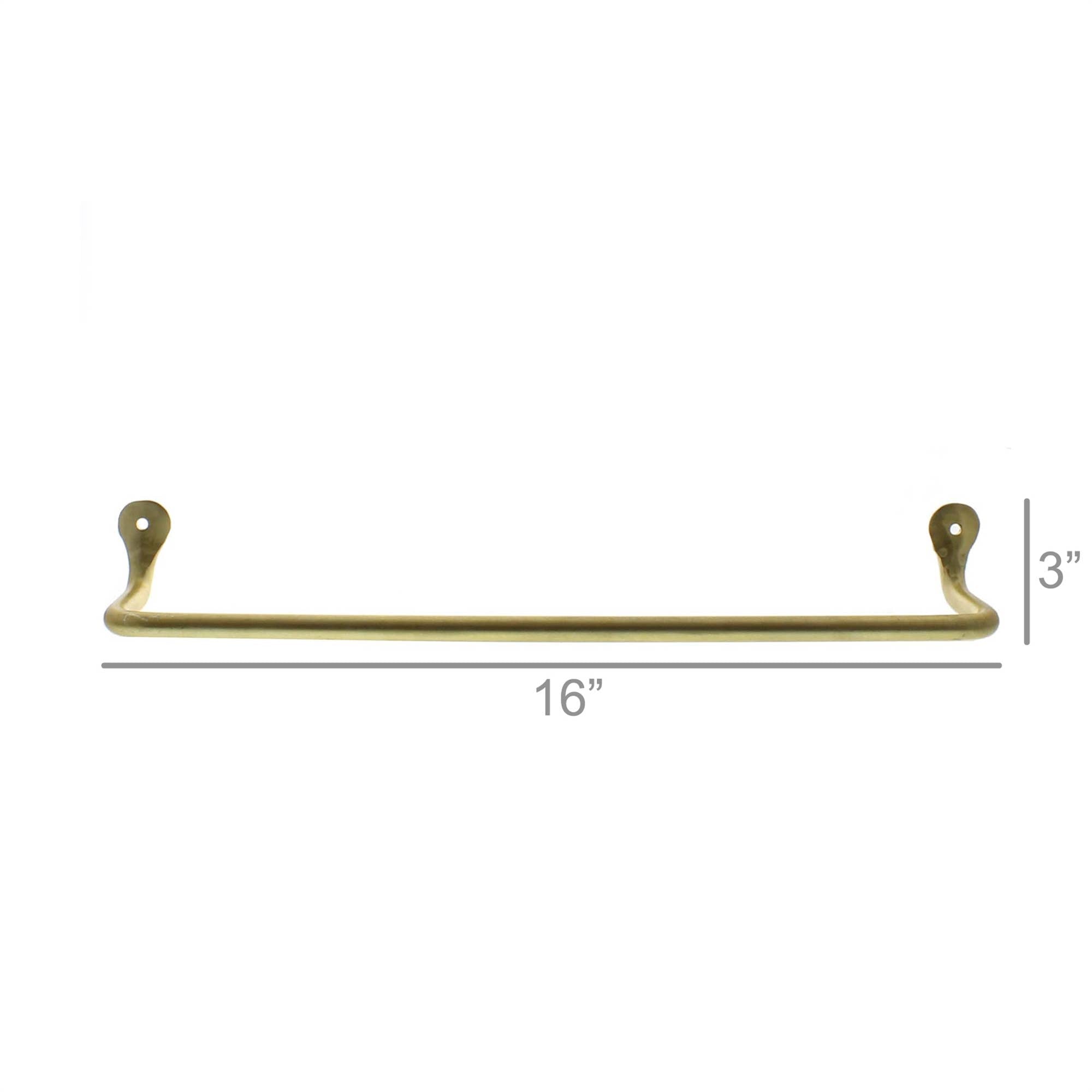 Bijou 16" Brass Wall Bar