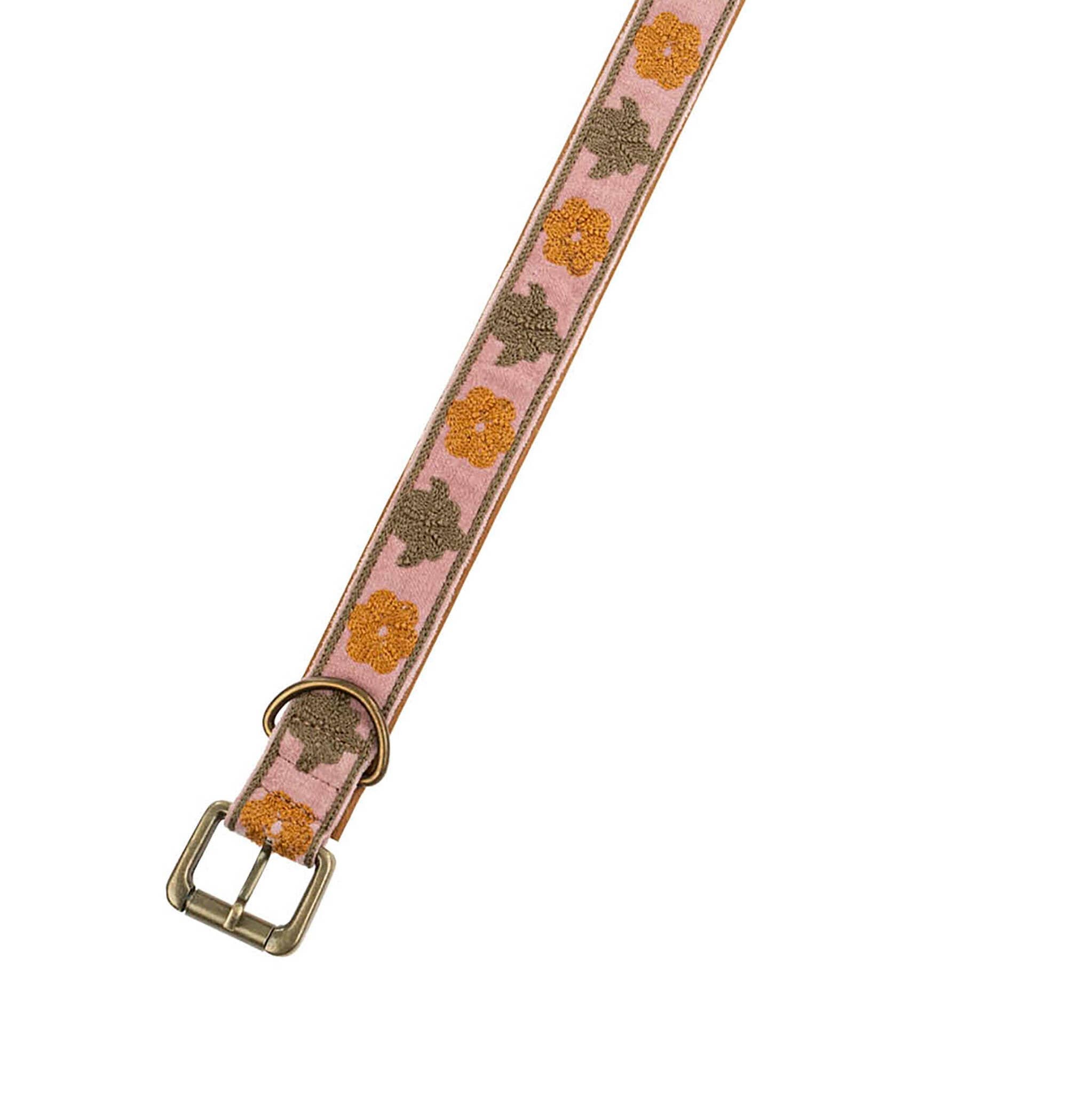 Alfie Embroidered Dog Collar