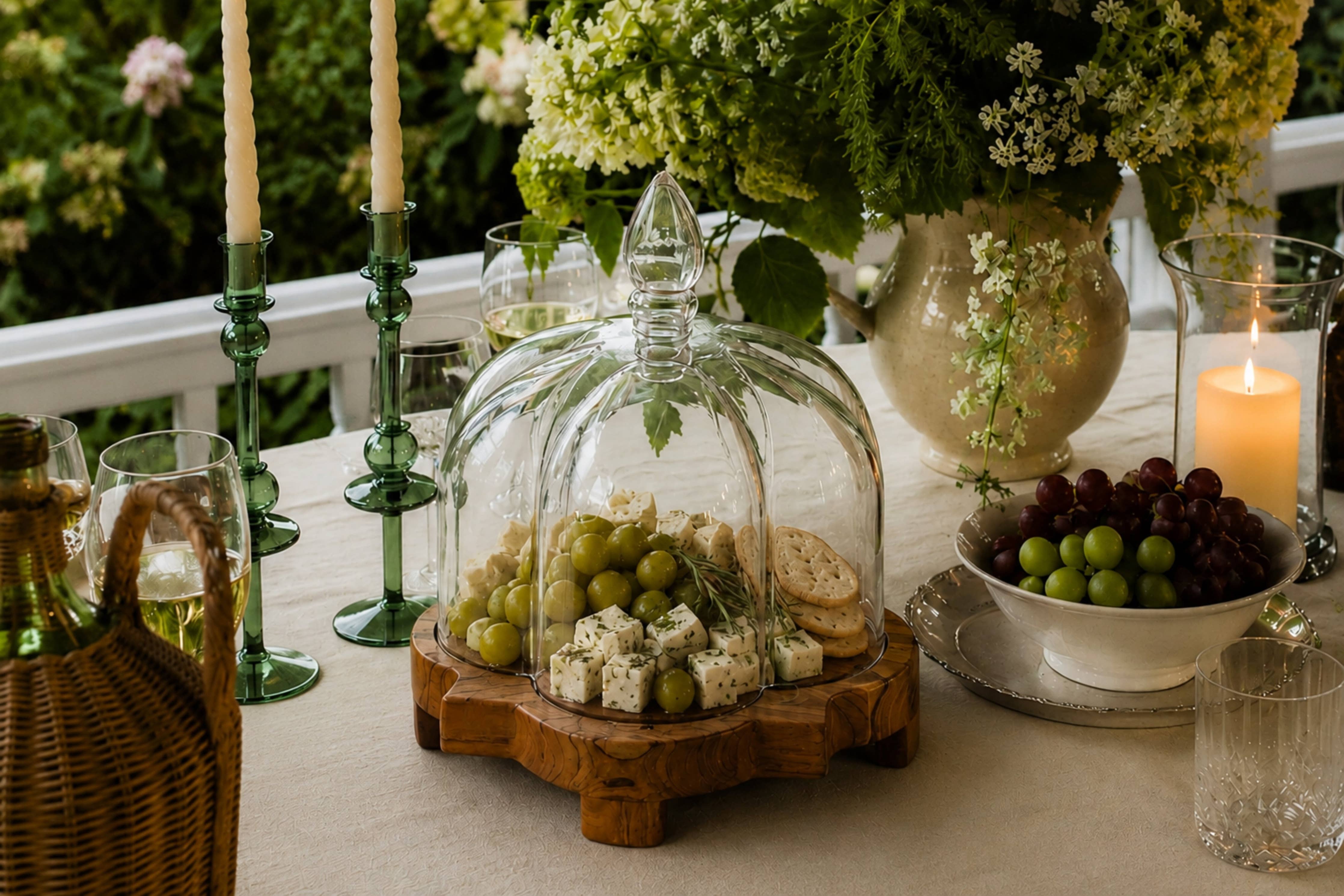 Glass Quatrefoil Dome