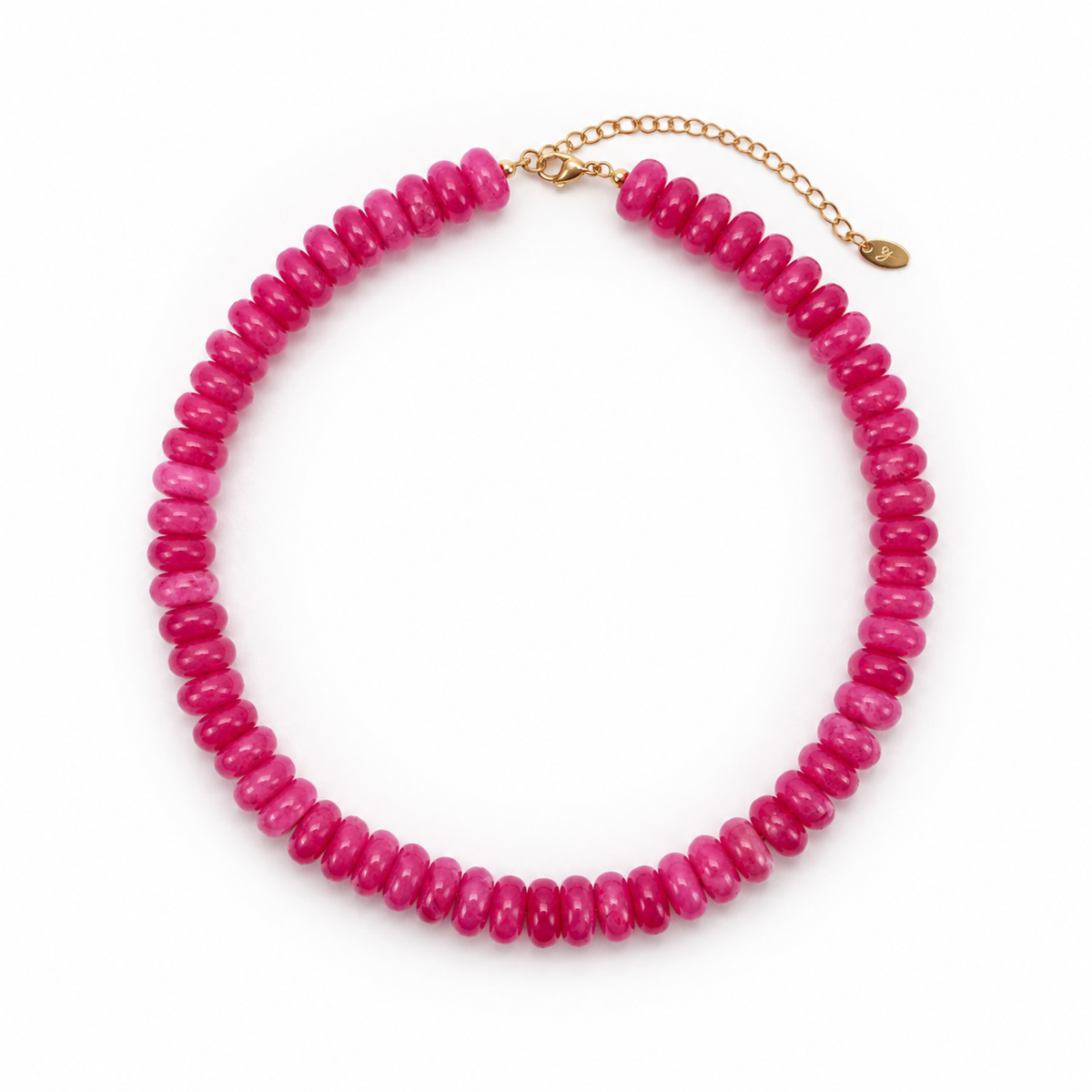 Resin Beaded Statement Necklace