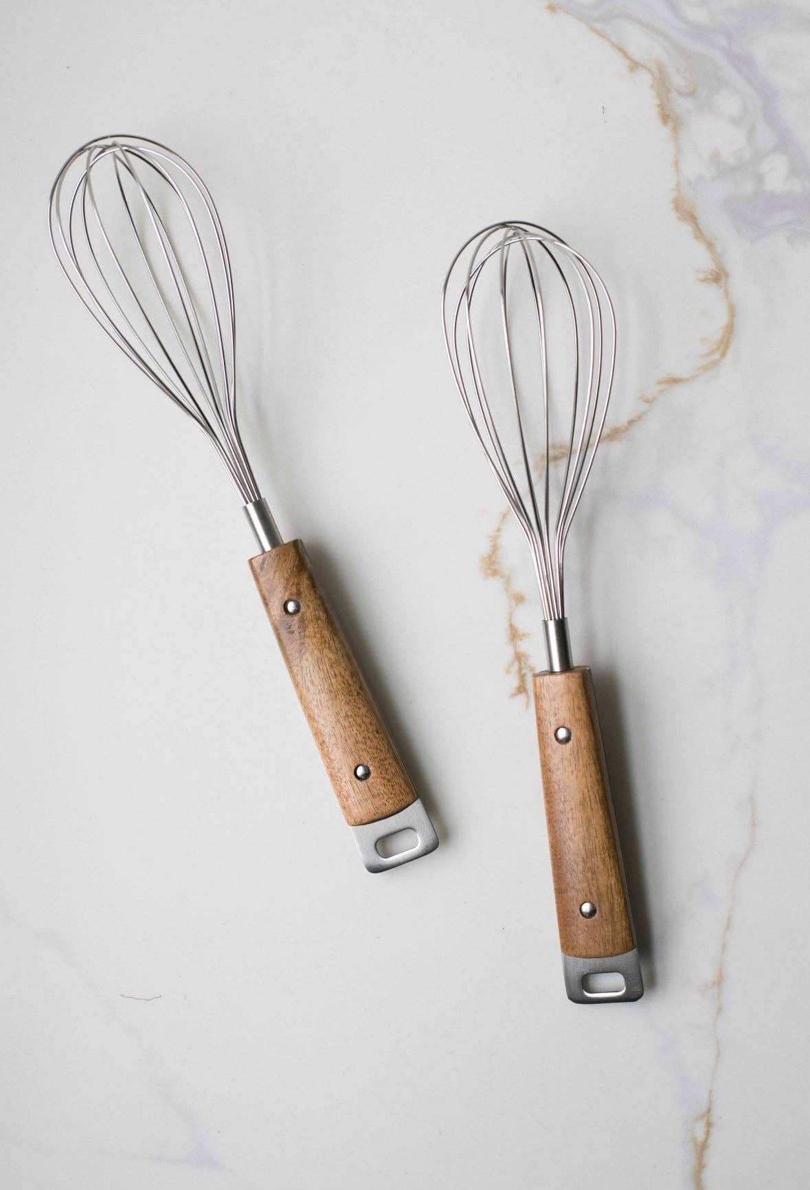Wood Handle Manual Hand Whisk