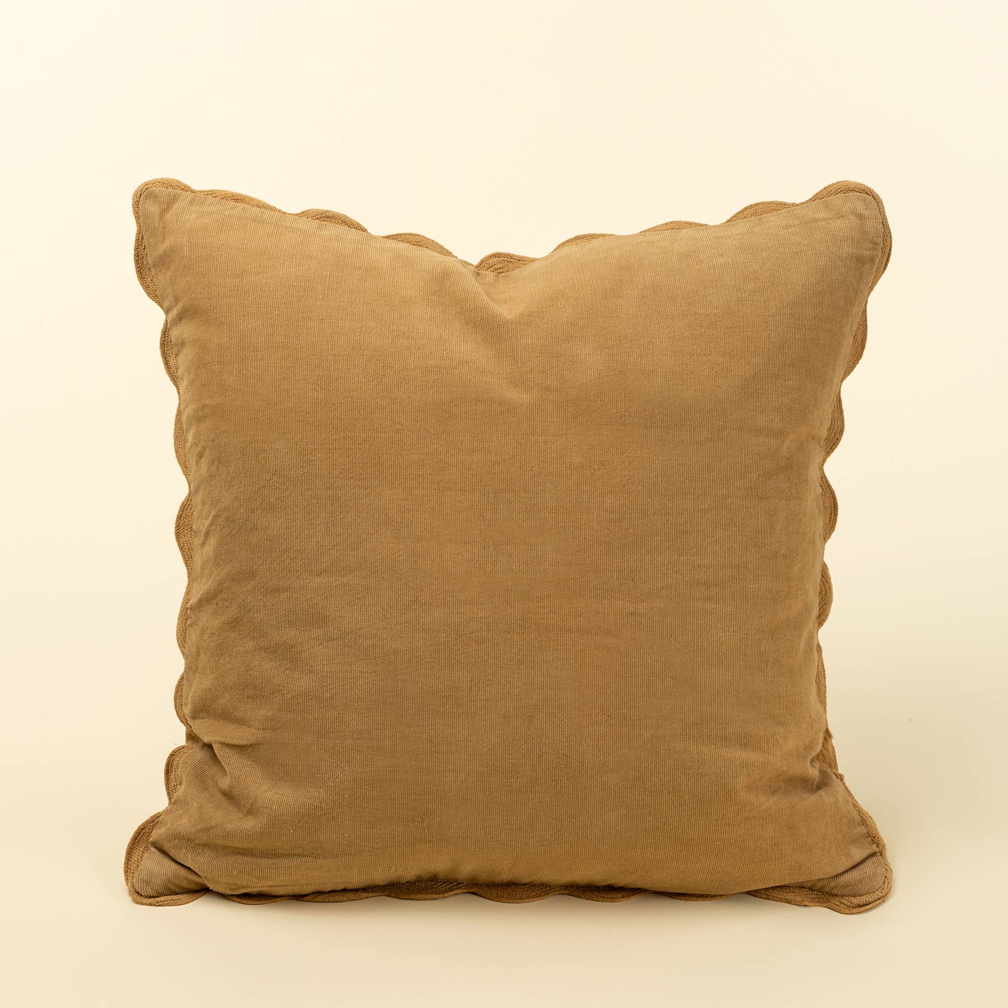 Corduroy Scallop Pillow