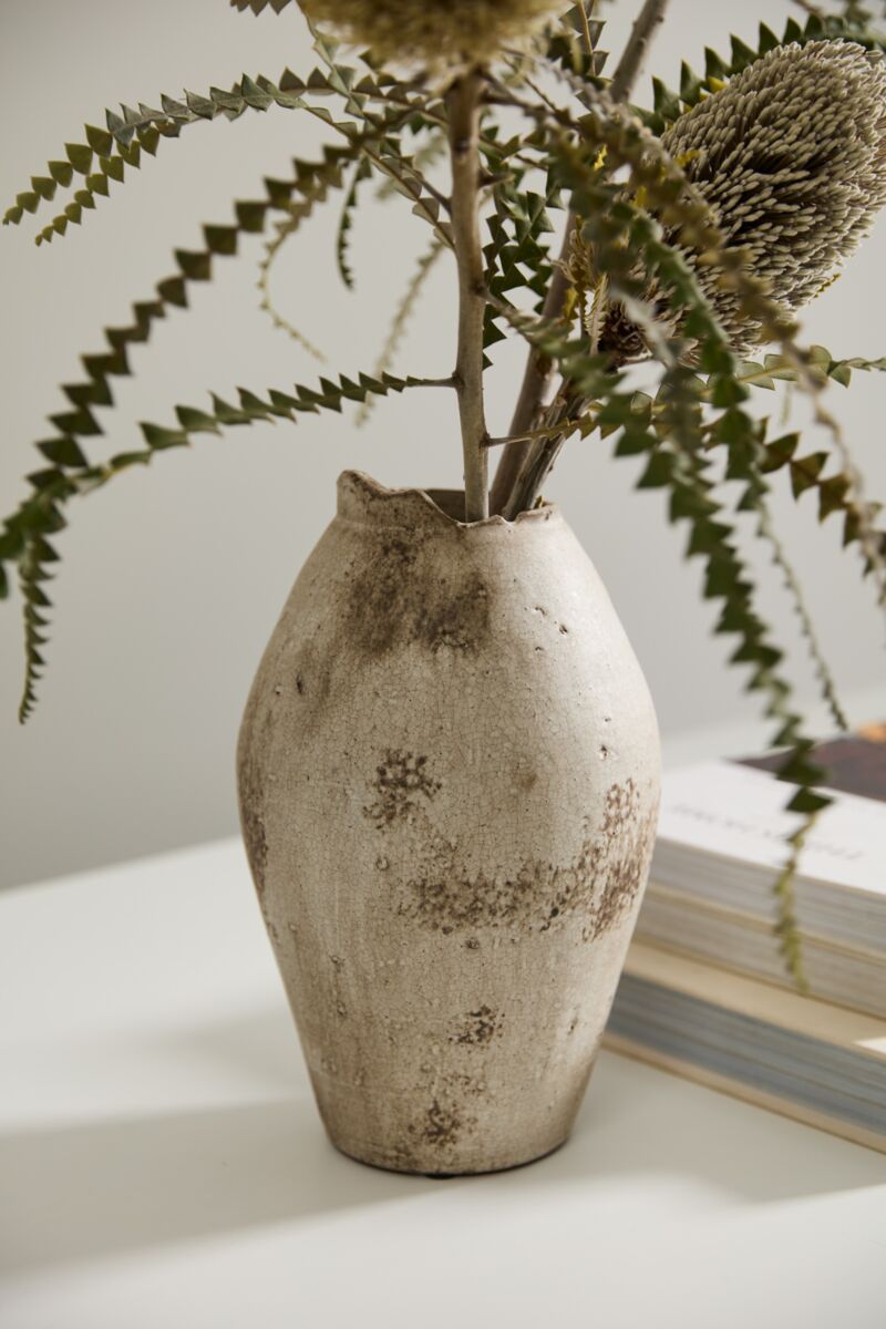 Aged Terracotta Vase