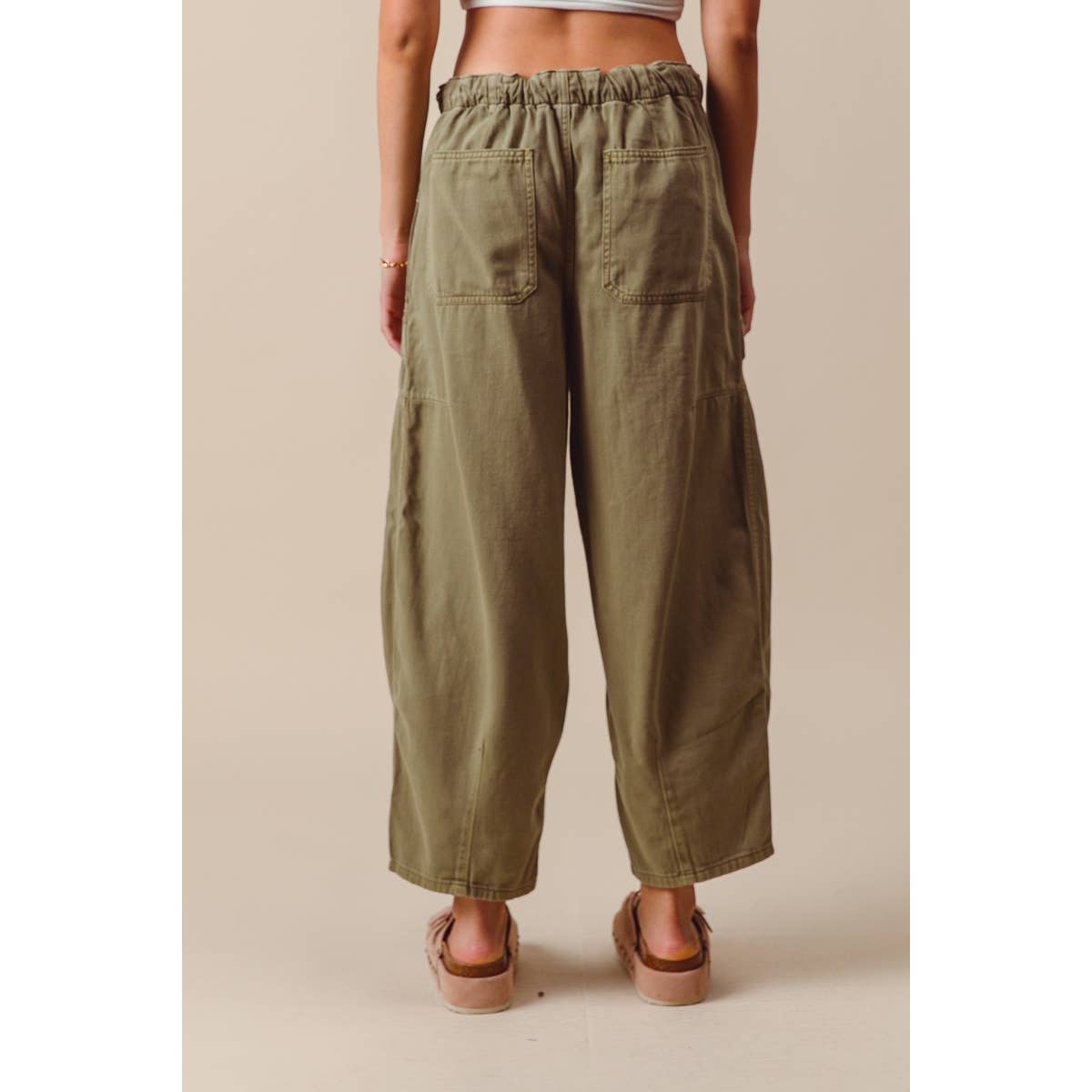 Wide Leg Drawstring Pants