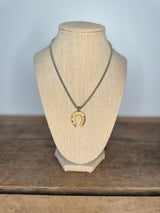 Lucky Gunmetal Necklace