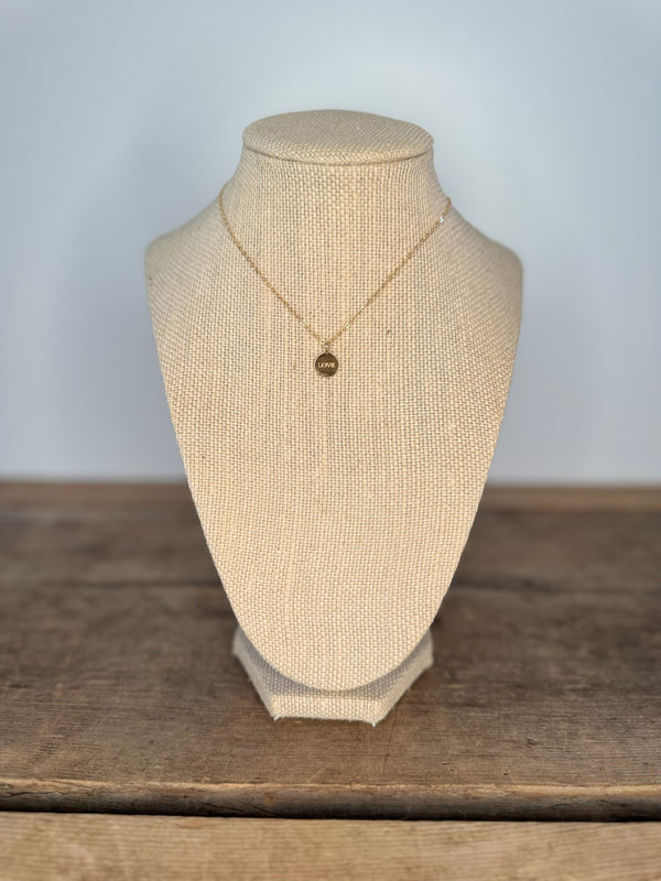 Love Gold Necklace