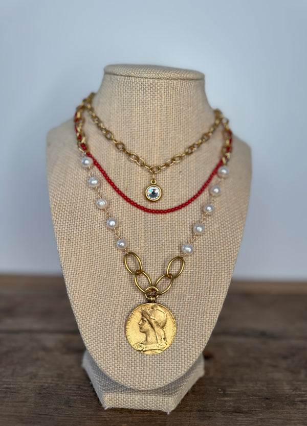 Coral Necklace - Small