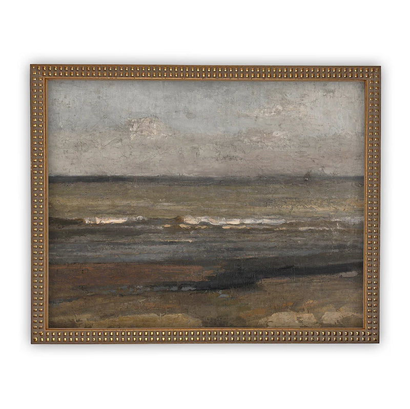 Coastal Surf Framed Canvas