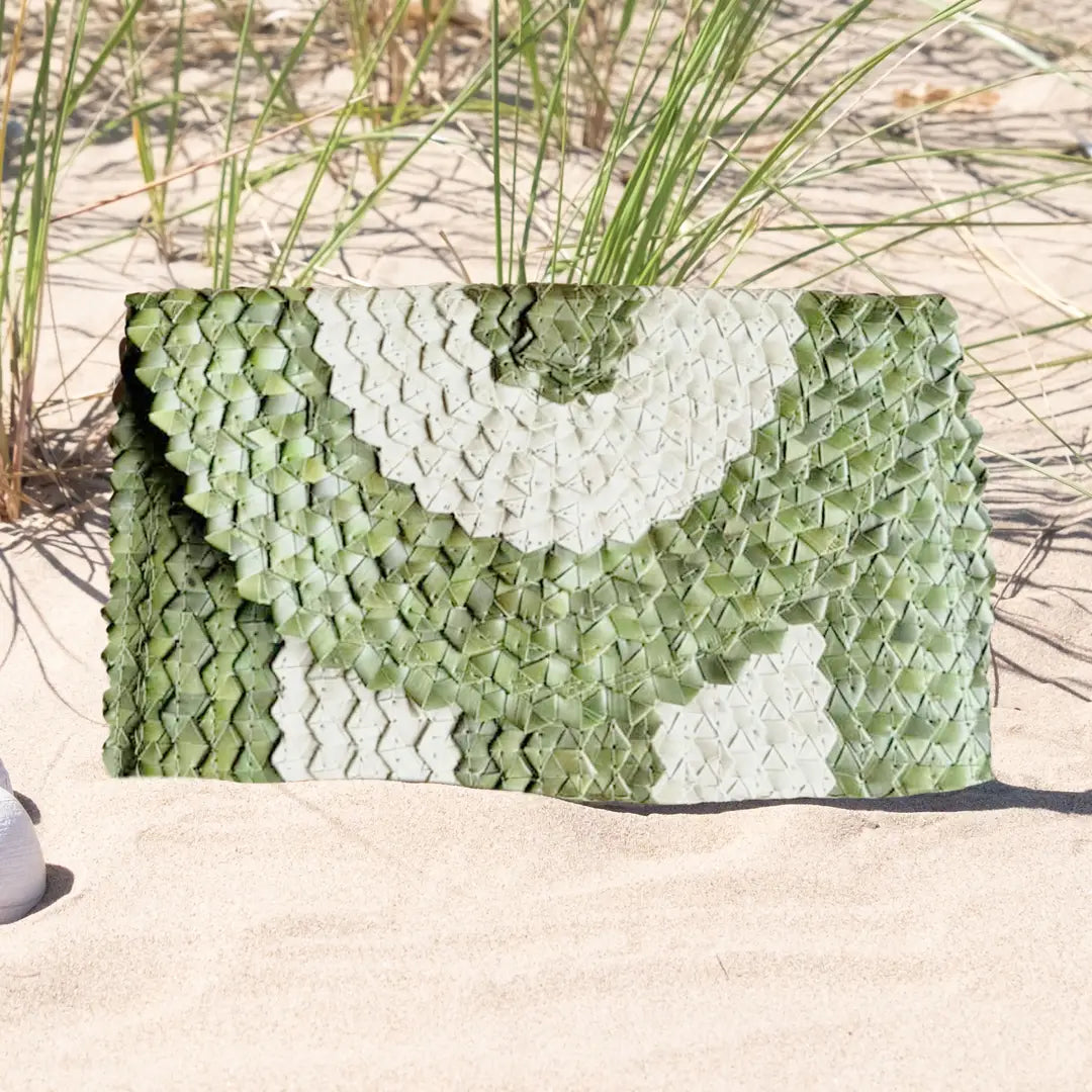 Palm Leaf Clutch