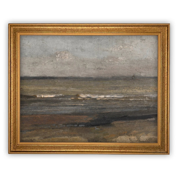 Coastal Surf Framed Canvas