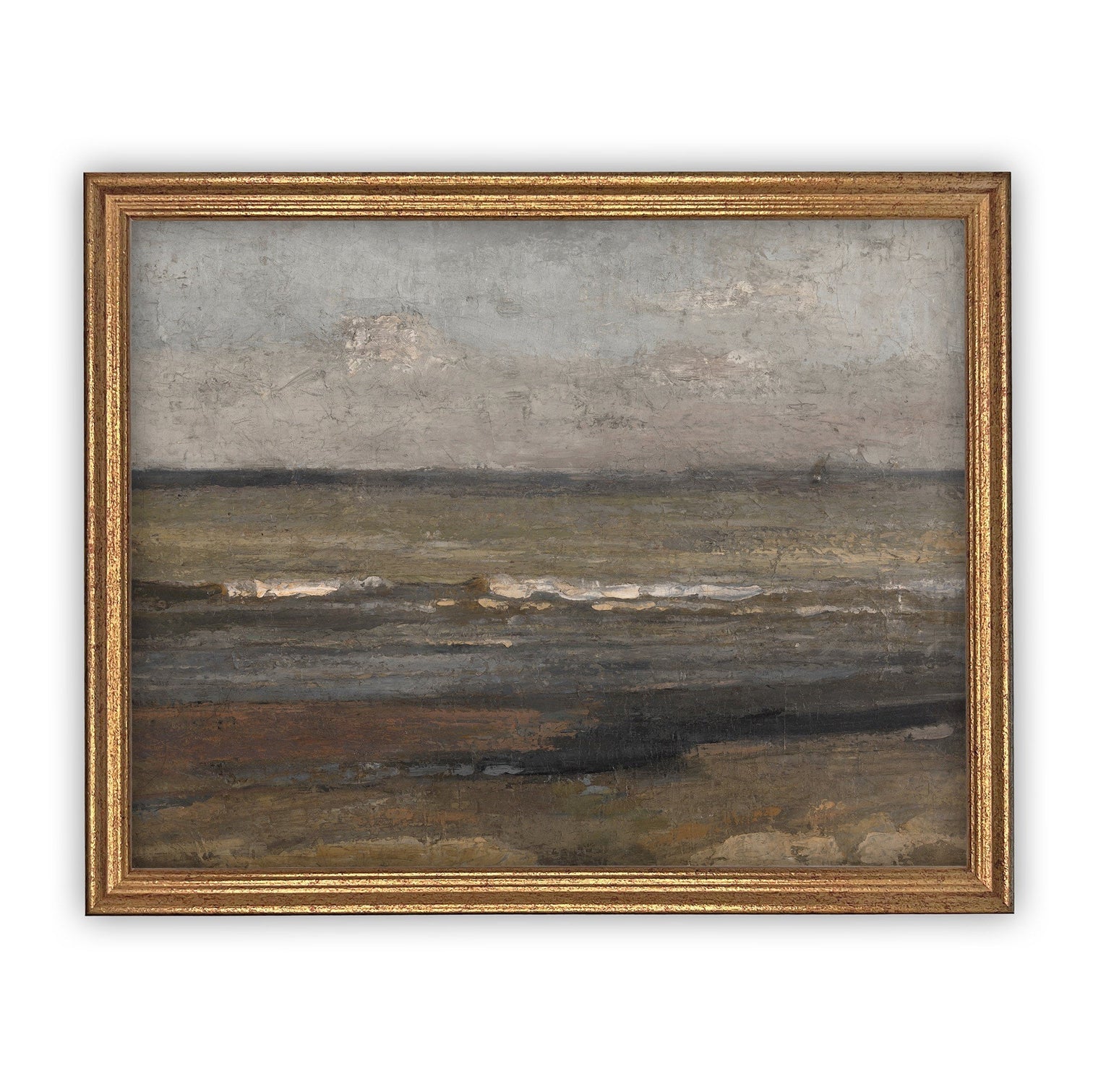 Coastal Surf Framed Canvas