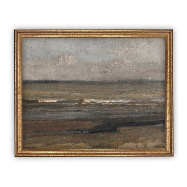 Coastal Surf Framed Canvas