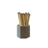 Cement Match Holder with Matches