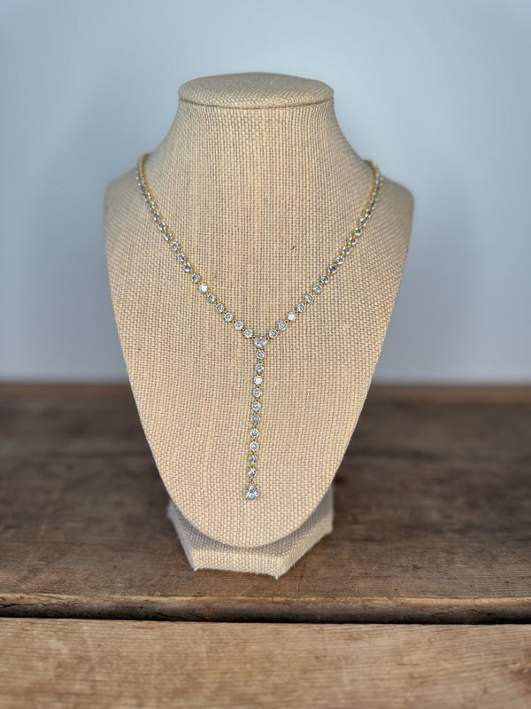 Diamond Drop Necklace