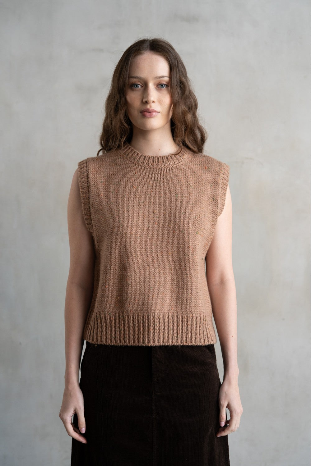 Crew Neck Sweater Vest