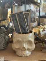 Spooky Skull Pot