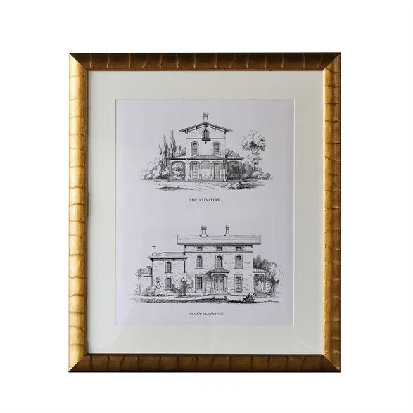 Victorian Era Architecture Print I