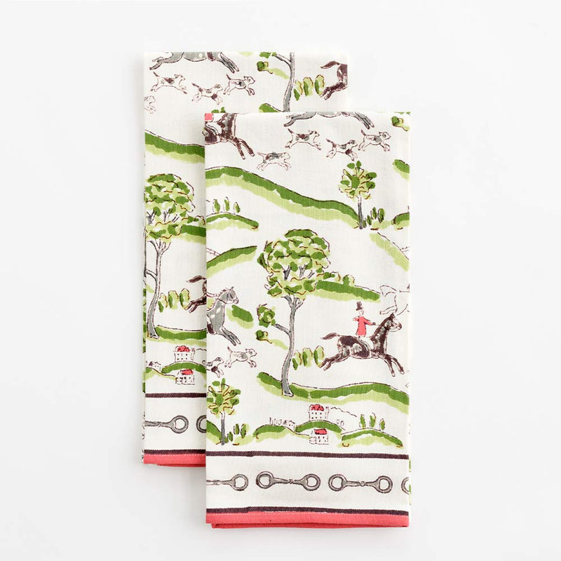 Hunt Scene Tea Towels